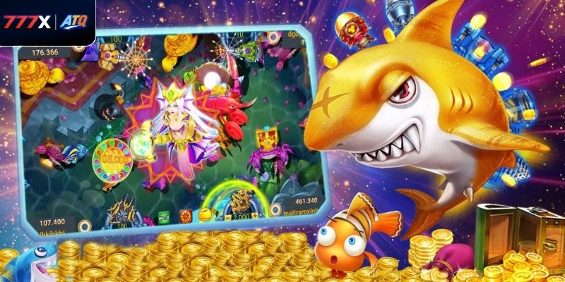 Bắn cá mang đến cảm giác hồi hộp và thư giãn, đặc biệt khi tiêu diệt các loài cá hiếm.