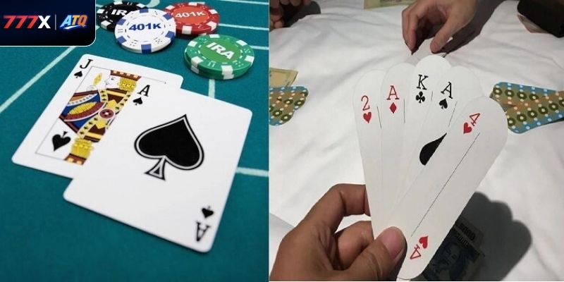 Luật ngũ linh xì dách quy định số người và bộ bài